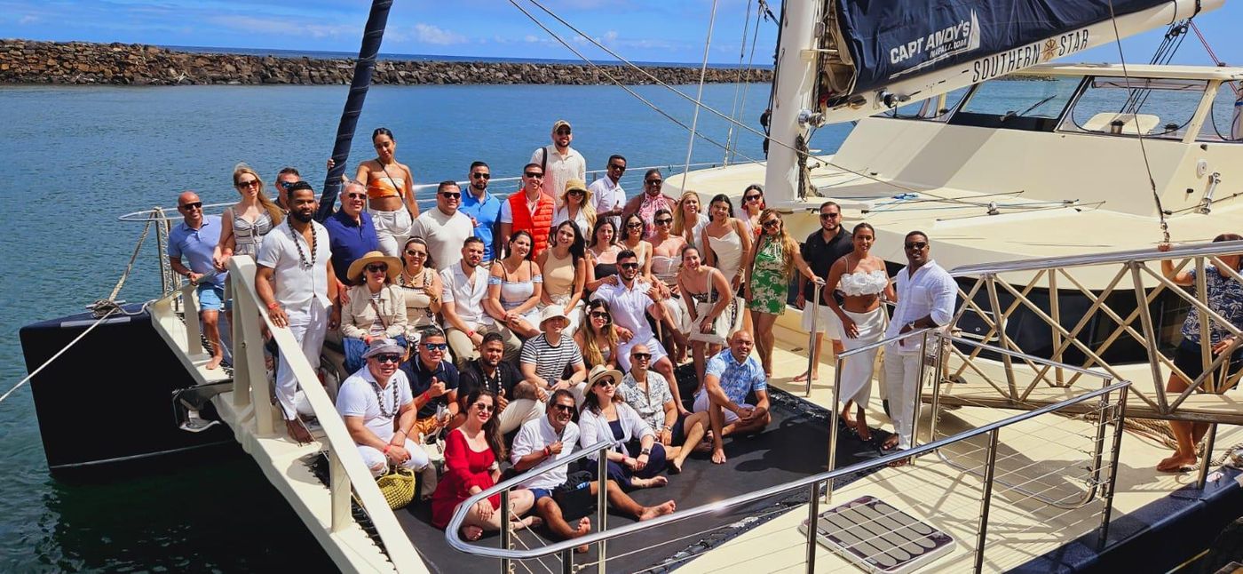 Viaje de incentivo en catamarán